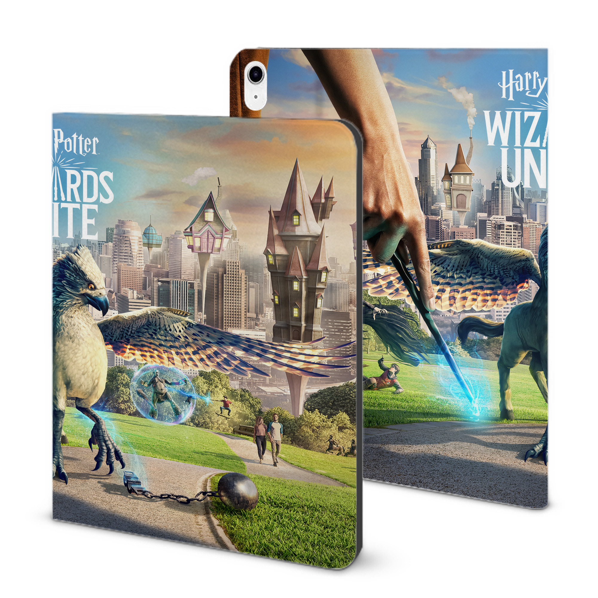 （画像用） Harry Potter ハリー・ポッターシリーズ IPad ケース ブック型 PUレザー TPU 耐衝撃 軽量 薄型 ペン収納なし 全面保護 IPad 各モデル対応
